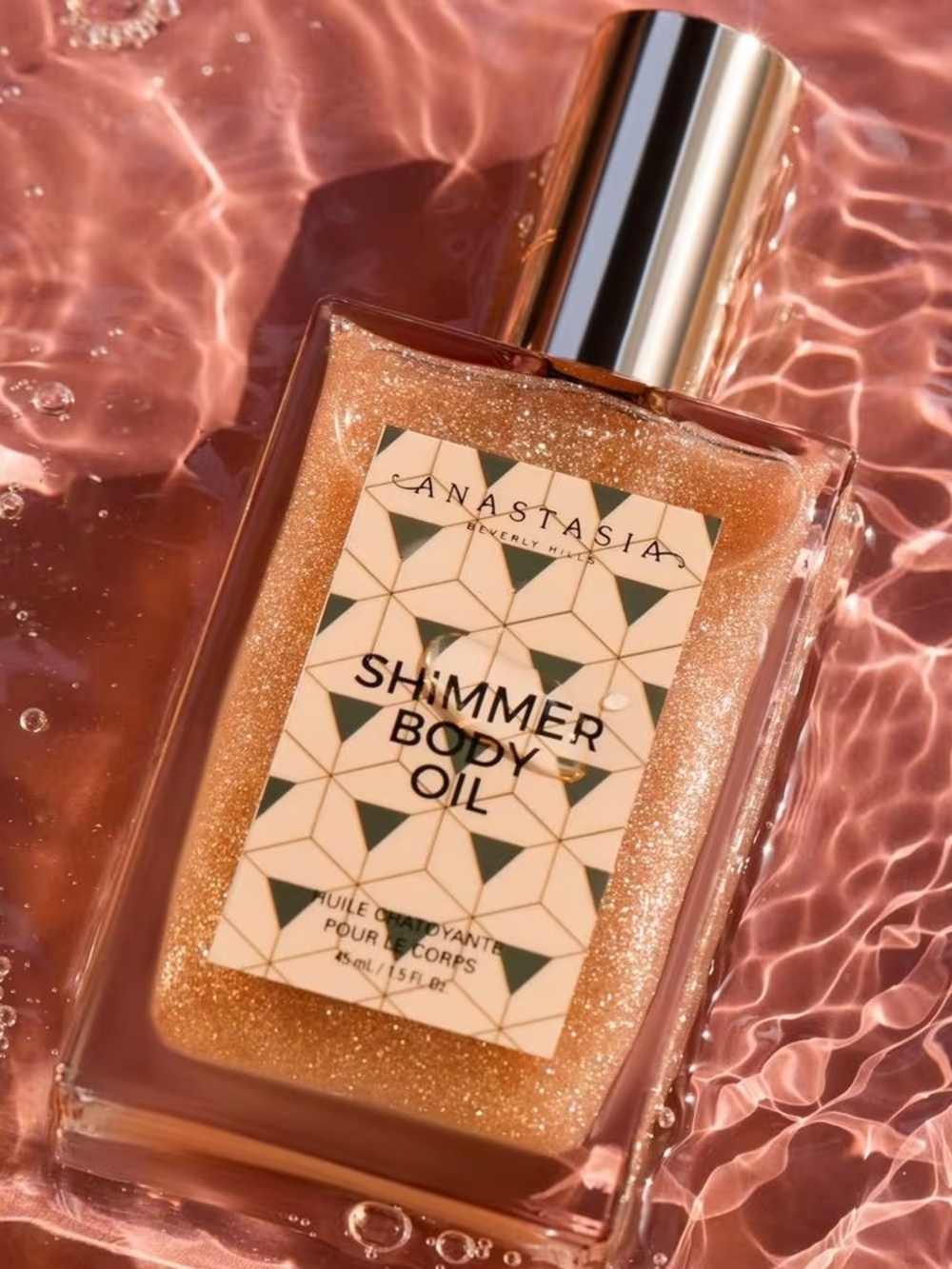 Anastasia Beverly Hills Shimmer Body Oil — Rose Gold New In Box